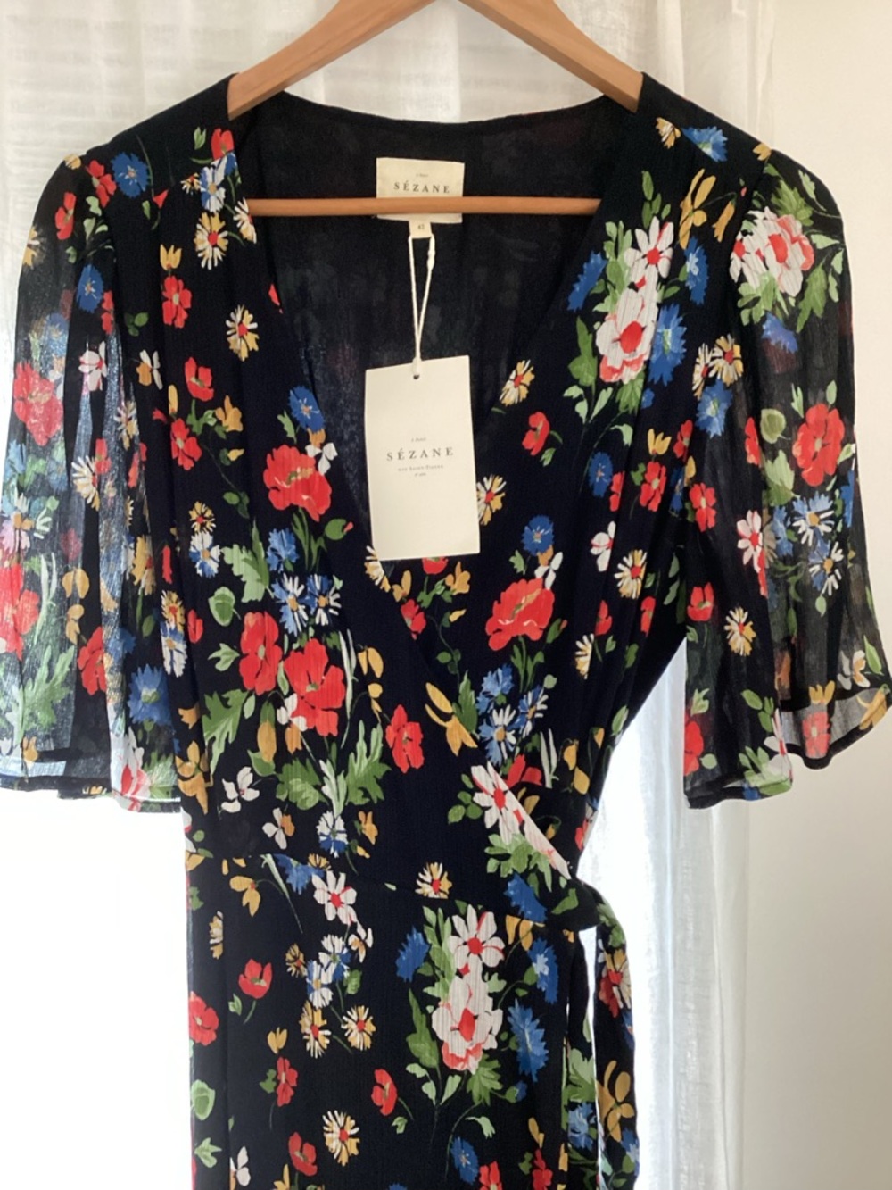 NWT Sezane Robe Courtney - Picture 2 of 6